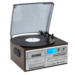 Στερεοφωνικό σύστημα με Πικάπ, AM/FM Radio, CD Player, Κασετόφωνο, Bluetooth, USB, SD Card