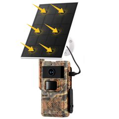 Ucon 4G Trail Camera παρακολούθησης GSM 4G με εφαρμογή στο κινητό με ηλιακό πάνελ