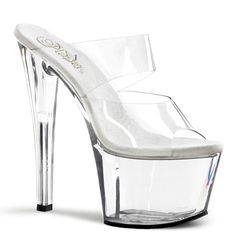 Pleaser High Heels Clear 17.8cm SKY302/C-thumb-2