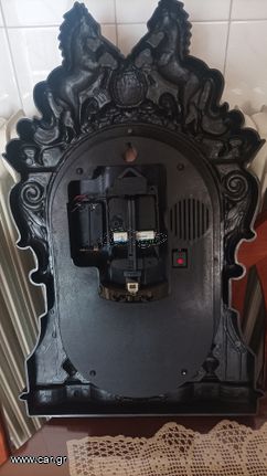 Ρολόϊ τοίχου καινούριο, με μουσική και εκκρεμές.-thumb-3