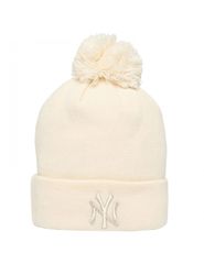 New Era Wmns Metallic Bobble Beanie New York Yankees Hat 60691357