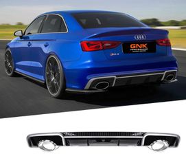 ΠΙΣΩ ΣΠΟΙΛΕΡ Diffuser AUDI A3 8V Sedan RS3 Design  2013-2016