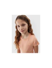 100 cotton plain girls' Tshirt 4F Junior-thumb-2
