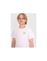 Boys' tshirt with print 4F 4FJWAW25TTSHM241710S