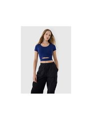 Women's crop top plain tshirt 4F 4FRSS25TTSHF269531S