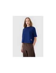 Women's oversize printed Tshirt 4F 4FWSS25TTSHF197130S