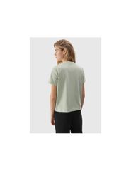 Women's plain organic cotton Tshirt 4F-thumb-2