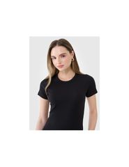 Women's slim ribbed tshirt 4F 4FWSS25TTSHF196820S
