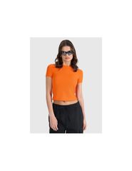 Women's slim waffle knit Tshirt 4F 4FRSS25TTSHF274970S
