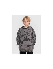 Boy's sweatshirt with hood open 4F 4FJRAW25TSWSM234390A