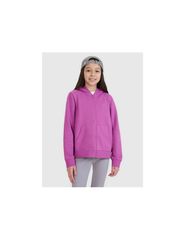 Girls' sweatshirt with a zipper and hood 4F 4FJWSS25TSWSF170650S