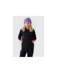 Girls' sweatshirt with hood open 4F Junior 4FJWMM00TSWSF131620S