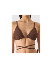 Women's swimsuit bikini top 4F 4FWSS24UBKTF04181S Brown
