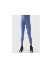 Girls' elastic cotton leggings 4F Junior