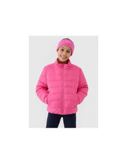 Girls' down jacket with synthetic filling 4F 4FJWSS25TDJAF51554S