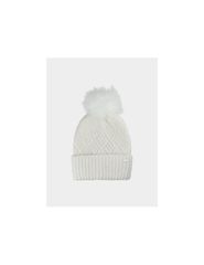 Girls' winter hat with pompom 4F Junior 4FJWAW24ACAPF41912S
