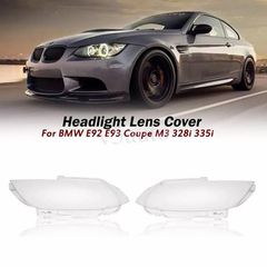 Κρύσταλλα Φαναριών Για Bmw 3 E92 / E93 06-10 Ζευγάρι 2 Τεμάχια  100% ολοκαίνουργια, κατασκευασμένα από πλαστικό υψηλής ποιότητας