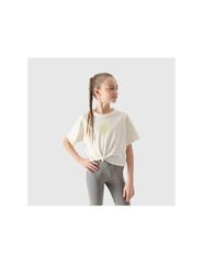 Girls' printed top 4F 4FJWSS25TTSHF187211S