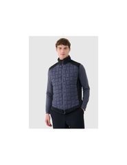 Men's down trekking vest with Primaloft filling Black 4F 4FWSS25TVJAM17722S
