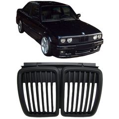 Καρδιές Μάσκας Για Bmw 3 E30 82-94 Μαύρο Ματ 1