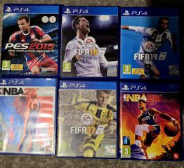 Έξι παιχνίδια για Playstation 4. Απο 10 ευρώ το καθένα.