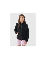 Girls' sweatshirt with a zipper and hood 4F 4FJWSS25TSWSF170620S