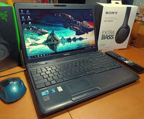 TOSHIBA C-660 με επεξεργαστή Intel i3 μνήμη RAM 6GB, Δίσκος SSD με Windows10 + Office 15.6΄΄ίντσες