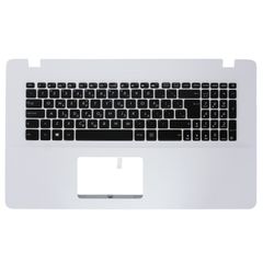 Πληκτρολόγιο Ελληνικό - Greek Laptop Keyboard Palmrest για Asus X705MA-1B X705MAR-1B R702MA F705NA X705MB 90NB0IF2-R32UK0 90NB0IF2-R32SF0 90NB0IF2-R32RU0 90NB0IF2-R32ND0 90NB0IF2-R32HU0 GR Backlight W