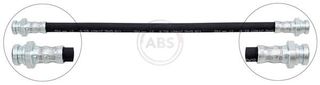 Ελαστικός σωλήνας φρένων πίσω L+R NISSAN CHERRY (245 mm) (INN M10x1.0) JAPAN 46202-89909, 46201-89909, 46202-U6700, 46211-21002