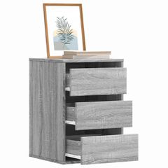 Συρταριέρα Γκρι Sonoma 40x41x58 εκ. από Επεξεργ. Ξύλο 852839
