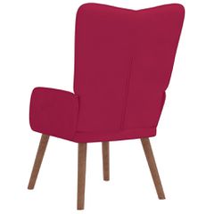 Πολυθρόνα Relax Μπορντό Βελούδινη 327660-thumb-4