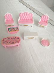 Σέτ έπιπλα σαλονιού για κουκλόσπιτο