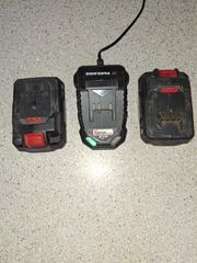 Μπαταριες parkside 2.0 με φορτιστη.