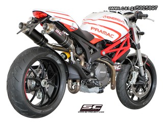 Εξάτμισεις Διπλά Τελικά Sc Project Titamium GP Silencers  Ducati Monster 696 / 796 / 1100*