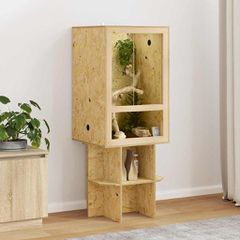 Terrarium Καφέ 50 x 50 x 130 εκ OSB 3397888