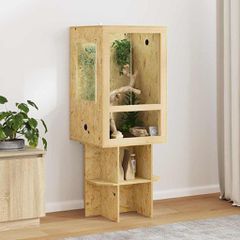 Terrarium Καφέ 50 x 50 x 130 εκ OSB 3397890