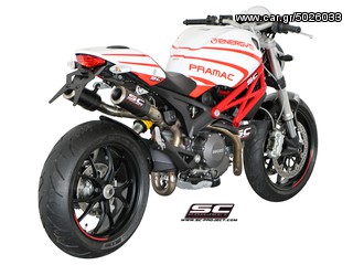 Εξατμίσεις Διπλά Τελικά Sc-Project Carbon Fiber CR-T  Ducati Monster 696 / 796 / 1100*