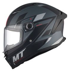 Κράνος Μηχανής Full Face MT Stinger 2 ECE 22.06 Zivze C2 μαύρο/γκρι ματ