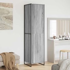 Ντουλάπα Γκρίζο Σονομα 50 x 50 x 200 cm Επεξεργασμένο Ξύλο 3403019