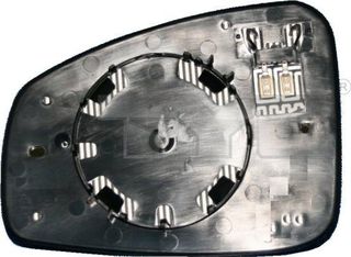 Carro Κρύσταλλο Καθρέφτη Μπλε Θερμαινόμενο (CONVEX GLASS) κατάλληλο για RENAULT LAGUNA 2007-2015 (BT0/BT1) / 963660003R - Δεξί - 1 Τεμ