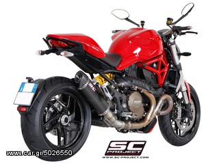 Εξάτμιση Τελικό Sc Project Matt Carbon Oval Silencer  Ducati Monster 1200