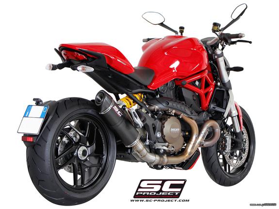 Εξάτμιση Τελικό Sc Project Matt Carbon Oval Silencer  Ducati Monster 1200