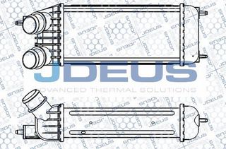 Carro Ψυγείο Intercooler 1.6 HDi Πετρέλαιο (300x155x80) κατάλληλο για CITROEN JUMPY 2007-2016 (VF7) / 0384K4 - 1 Τεμ