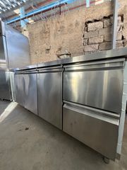 ΨΥΓΕΙΟ ( ΧΩΡΙΣ ΜΟΤΕΡ ) , ΜΕ 3 ΠΟΡΤΕΣ ΚΑΙ ΜΙΑ ΔΙΠΛΗ ΣΥΡΤΑΡΙΕΡΑ , ΥΠΑΡΧΕΙ ΘΕΣΗ ΓΙΑ ΣΑΛΑΤΕΣ ΣΤΗΝ ΕΠΙΦΑΝΕΙΑ , ΑΝΑΣΗΚΩΜΑ: 15CM , ΔΙΑΣΤΑΣΕΙΣ: 208X70X107CM-thumb-1