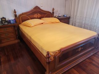 Κρεβατοκάμαρα κομπλέ ξύλινη οξιάς