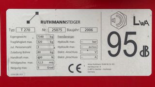 Γερανός-Φορτηγά Με Γερανό Mercedes-Benz 2006 Ruthmann T270-thumb-11