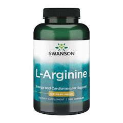 SWANSON L-ARGININE 500MG 200CAPS
