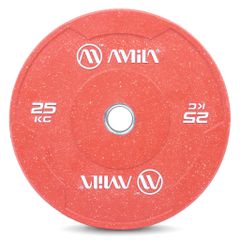 Δίσκος Color Bumper Plate Slim 50 mm 25 Kg – Κόκκινο 84850