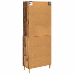 Highboard Παλιό Ξύλο 69,5 x 32,5 x 180 εκ Επεξεργασμένο ξύλο 3415608-thumb-9