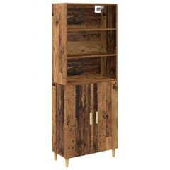 Highboard Παλιό Ξύλο 69,5 x 32,5 x 180 εκ Επεξεργασμένο ξύλο 3415608-thumb-1